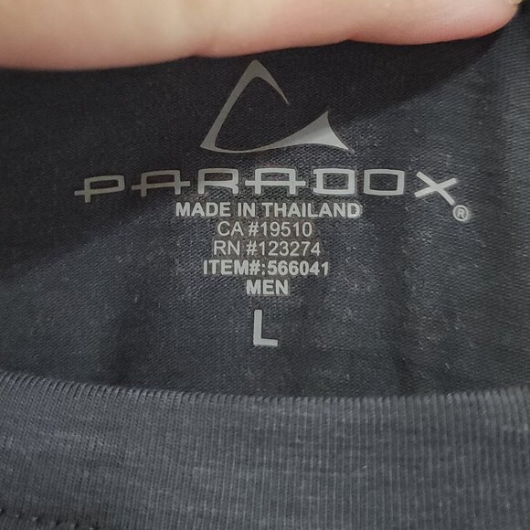 Paradox Men's Long Sleeve Wool Blend Gray Shirt Size Large - Picture 8 of 11